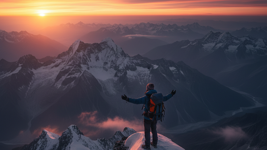 Solo travel in North India with a traveler exploring the Himalayan mountains independently